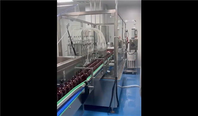 南通博瑯：50-200毫升糖漿灌裝生產(chǎn)線