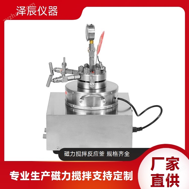 澤辰儀器磁力攪拌反應(yīng)釜 快速 精心設(shè)計 匠心優(yōu)選 小試級 耐高溫腐蝕
