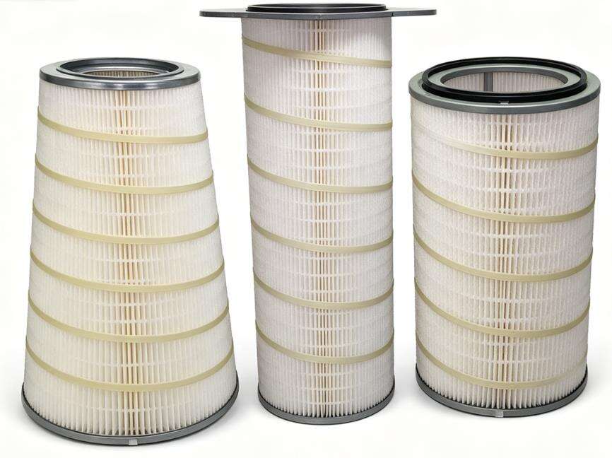 Filtre à air cylindrique à haut rendement